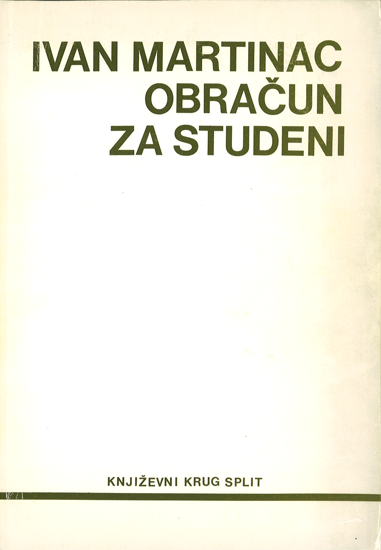 Obračun za studeni